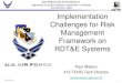 DISTRIBUTION STATEMENT A. 412TW-PA-17563 Implementation ...€¦ · Customer Base 10/10/2017 4 Global Vigilance 452 FLTS Global Hawk, UAVs Joint Strike Fighter-461 FLTS. F-35. Global