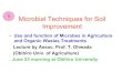 Microbial Techniques for Soil Improvementtimetraveler.html.xdomain.jp/pdf/orientation2014_2.pdf · Microbial Techniques for Soil Improvement ... your home country. • Chose specific