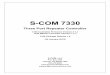 S-COM 7330 User Manual · S-COM 7330 Three Port Repeater Controller 7330 Controller Firmware Version 3.7.x 7330 SBOOT Firmware Version 1.7.x 7330 Package Release 1.8 (30 January 2019)
