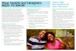 What Parents and Caregivers NEED TO KNOW: will …files.constantcontact.com/9309e48c001/c333ce64-64e1-4d38...Things to consider about your child's healthcare transition: Health insurance