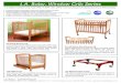 L.A. Baby Window Crib Series€¦ · ASTM 1210 Commercial Crib Standards and are JPMA Certified.! Convenient space saving size maneuvers easily through doorways. ! Mattress height