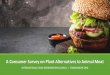 A Consumer Survey on Plant Alternatives to Animal Meat · A CONSUMER SURVEY ON PLANT ALTERNATIVES TO ANIMAL MEAT | IFIC 2020 | FOODINSIGHT.ORG After Ingredients were included with