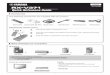 Quick Reference Guide - Yamaha · - 1 - PUSH Quick Reference Guide for Europe English Preparing the remote control 11 Take off the battery compartment cover. 2 Insert the two supplied