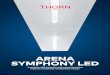 ARENA SYMPHONY LED - Thorn 6 New Arena Symphony LED Sound absorbing panels minimise classroom reverberation