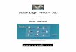 VocALign PRO 4 AU - Synchro ArtsThe Software contains trade secrets and in order to protect them you may not decompile, reverse engineer, disassemble or otherwise reduce the software