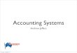 Accounting Systemsdale-beaumont.s3.amazonaws.com/MBB/Webinars/2012/121004-An… · • No Multi Currency for entry Level ... MYOB Xero Saasu E-Commerce Not Yet Yes Yes CRM Not Yet