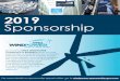 2019 Sponsorship - AWEA · 2018. 12. 7. · Wi-Fi, and outlets to re-charge laptops and phones. $25,000 Wi-Fi-Available Sponsorship includes recognition as the official internet sponsor,