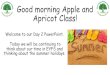 Good morning Apple and Apricot Class! · Good morning Apple and Apricot Class! Welcome to our Day 2 PowerPoint. Today we will be continuing to think about our time in EYFS and thinking