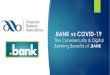 BANK vs COVID-19€¦ · The Impact of COVID-19 on Banks u More Cyberattacks: Bad actors have taken advantage of the chaos created by remote workers, emails replacing face-to-face