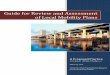 Guide for Review and Assessment of Local Mobility Plans · Sponsoring Agency Code 15. Supplementary Notes 16. Abstract ... mobility plans must be submitted to FDOT and the Florida