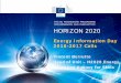 THE EU FRAMEWORK PROGRAMME FOR …ec.europa.eu/inea/sites/inea/files/v_berruto.pdfEnergy Information Day 2016-2017 Calls Vincent Berrutto Head of Unit – H2020 Energy Executive Agency