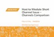 Host to Module Short Channel Isssue - Channels Comparison · o Not so obvious for Janes channel set, only TX PKG length >= 40 mm & IL >= 18 dB o Why? ERL Comparisons IEEE 802.3 100