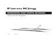 OPERATOR AND PARTS MANUAL Drive Over Hopper€¦ · 5 Safety Safety Instructions An Operator‘s Manual is furnished with each Drive Over Hopper. Additional or replacement manuals