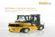 Sit-down, counterbalanced, ICE, pneumatic tire 8,000 ...€¦ · lowest cost of operation compared to leading competitors when tested on a productivity course. The Yale® Flex Performance