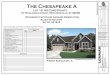 The Chesapeake A · morning room. gas fireplace in great room. brick wainscot wrap. 1-story ht. brick wrap. 8' basement. additional window package. interior trim package. 9' basement