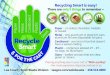 Recycling Smart is easy! 5 things to remember · There are only 5 things to remember – Paper – no soiled, shredded, metallic or waxed. Metal – only aluminum or steel (tin) cans,