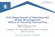 U.S. Department of Housing and Urban Development Office of ... · MTDC is the appropriate applicable base for utilizing the 10% de minimis rate. According to §2 CFR 200.68, it is