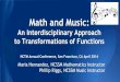 Math and Music - the Conference Exchange€¦ · “In this lab, we created music and then applied it to math. I used to take music in middle school, but that was a loooong time ago
