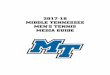 2017-18 MIDDLE TENNESSEE MEN’S TENNIS MEDIA GUIDE · 1/8/2018  · THE BLUE RAIDERS ONLINE OFFICIAL SITE: GoBlueRaiders.com FACEBOOK: MTSU Men’s Tennis TWITTER:@MTAthletics @MT_MensTennis