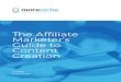 ÉùÎ }É Ã h É}Éhp { ÁÉ}A€¦ · The Affiliate Marketer’s Guide to Content Creation 4 Introduction As an affiliate marketer, creating high quality content is a key part