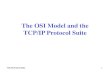The OSI Model and the TCP/IP Protocol Suiteszhou/568/TCP-IP.pdfOSI model. The original TCP/IP protocol suite was defined as four software layers built upon the hardware. Today, however,