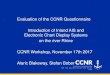Evaluation of the CCNR Questionnaire Introduction …Evaluation of the CCNR Questionnaire Introduction of Inland AIS and Electronic Chart Display Systems on the river Rhine CCNR Workshop,