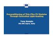 Modules Light-Soaking Tony Sample...Preconditioning of Thin-Film PV Modules through Controlled Light Soaking Author Tony Sample \(European Commission: DG-JRC\) Subject This presentation