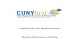 CUNYfirst for Supervisors Quick Reference Guidehr.hunter.cuny.edu/...Quick_Reference_Guide_MSS.pdf · CUNYfirst for Supervisors Quick Reference Guide 3 QR-2: Add Ad Hoc Approvers