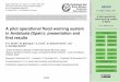 A pilot operational flood warning system in Spain · 8, 10425–10463, 2011 A pilot operational ﬂood warning system in Spain P.-A. Versini et al. Title Page Abstract Introduction