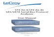 STX A6-4/STX A6-4S SAS/SATA Serial Bus Protocol Analyzer ...cdn.teledynelecroy.com/files/manuals/stx_a6-4_usermanual_v4.0.pdf · The STX A6‐4 Analyzer can analyze and exercise Serial