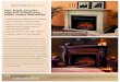 Our high quality electric fireplaces offer many benefits · 32" FIREPLACE PACKAGES All 32" fireplace packages include a 32" Multi-FireTM electric firebox, with PurifireTM and glass