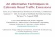 An Alternative Techniques to Estimate Road Traffic Emissions · National University of Colombia, campus Bogotá . lcbelalcazarc@unal.edu.co. 2 Laboratoire Image Ville Environnement,