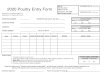 2020 Poultry Entry Form - Hookstownhookstownfair.com/wp-content/uploads/EntryForms/POULTRY.pdf · All poultry, including chickens, turkeys, waterfowl, upland game birds, and ratites