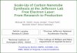 Scale-Up of Carbon Nanotube Synthesis at the Jefferson Lab ...Scale-Up of Carbon Nanotube Synthesis at the Jefferson Lab Free Electron Laser: From Research to Production 4The College