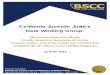 California Juvenile Justice Data Working Group · 4/30/2015  · The California Juvenile Justice Data Working Group (JJDWG) was established in Penal Code Section 6032 by Assembly