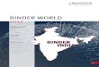 BINDER WORLD BINDER WORLD 2017 BINDER wereldwijd BINDER INDIA In gesprek: Kulkarni Ravi Kumar Vanaf