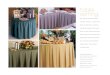 table skirting · table skirting The uses for table skirting are virtually limitless — registration tables, buffet lines, meetings, weddings, banquets and much more. For any function