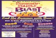 End the Summer with Fun!! - Stow · 2017. 8. 14. · Party Night with Live Band (Sat.) Island Luau Bash with DJ (Sun.) Princess Luau Party • Fireworks Grand Finale Petting Zoo •