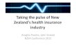 Taking the pulse of New Zealand's health insurance industry … · Anagha Pasche, John Smeed NZSA Conference 2012 Taking the pulse of New Zealand's health insurance industry