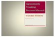 Agreements Tracking Process Manual - Virginia Tech · 2018. 6. 13. · AT 15_PI & Departments 2 Introduction to Agreements Tracking Basic User Terms Action Bar – The row of six