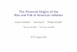 The Financial Origins of the Rise and Fall of American ...pages.stern.nyu.edu/~asavov/alexisavov/Alexi_Savov_files/DSS_Inflat… · Fed funds rateInßationCeiling rate (savings deposits)
