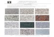 XIAMEN KAO SHI STONE CO.,LTD · Granite Catalogue 1/6. G40 G635 G636 G302 G648 flamed G684 flamed ... KAO SHI STONE - SUPPLIER OF QUALITY GRANITE, MARBLE ,NATURAL STONE PRODUCTS 2/6