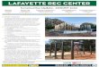 DPR.EVENTS @DCDPR 6) DPR.DC.GOV • CAPITAL PROJECTS … · The Lafayette Recreation Center project includes the DPR.EVENTS @DCDPR 6) DPR.DC.GOV • CAPITAL PROJECTS  recreation