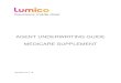 AGENT UNDERWRITING GUIDE MEDICARE SUPPLEMENT€¦ · 07/09/2018  · There are several ways that an application for Lumico Medicare Supplement can be submitted. Our easiest and quickest