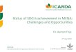 Status of SDG 6 achievement in MENA: Challenges and ... · SDG 6 –Theoretical concepts and components –Scarcity in MENA! • SCARCITY remains the ultimate incentive for enhancing