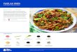 Pork Lo Mein · 4 Cook the pork & serve your dish: F In the same pan, heat a drizzle of olive oil on medium-high until hot. F Add the pork. Cook, without stirring, 3 to 4 minutes,