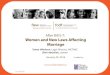 After Bill S-7: Women and New Laws Affecting …onefamilylaw.ca/wp-content/uploads/2017/11/Webinar-26... After Bill S-7: Women and New Laws Affecting Marriage January 29, 2016 01/29/2016