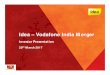 Idea – Vodafone India Merger - Vodafone Idea Limited · 2 Disclaimer This presentation has been prepared by Idea Cellular Limited (a Aditya Birla Group company) (“Idea”) solely