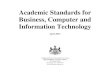 Academic Standards for Business, Computer and Information ... 7/3/2012  · 15.4. Computer and Information Technologies 15.5. Entrepreneurship 15.6. Finance and Economics 15.7. Global
