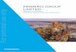 PRIMERO GROUP LIMITED - Australian Securities Exchange · Primero’s Energy division has a successful track record of servicing clients that operate onshore and offshore gas facilities